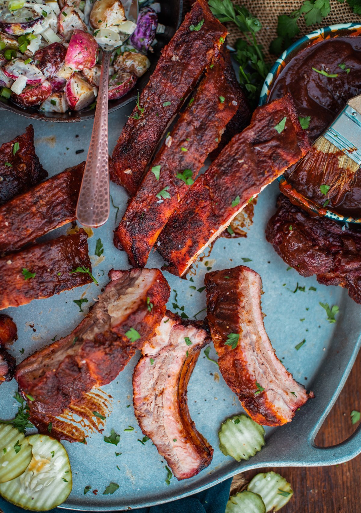 Dry Rubbed Smoked Baby Back Ribs
