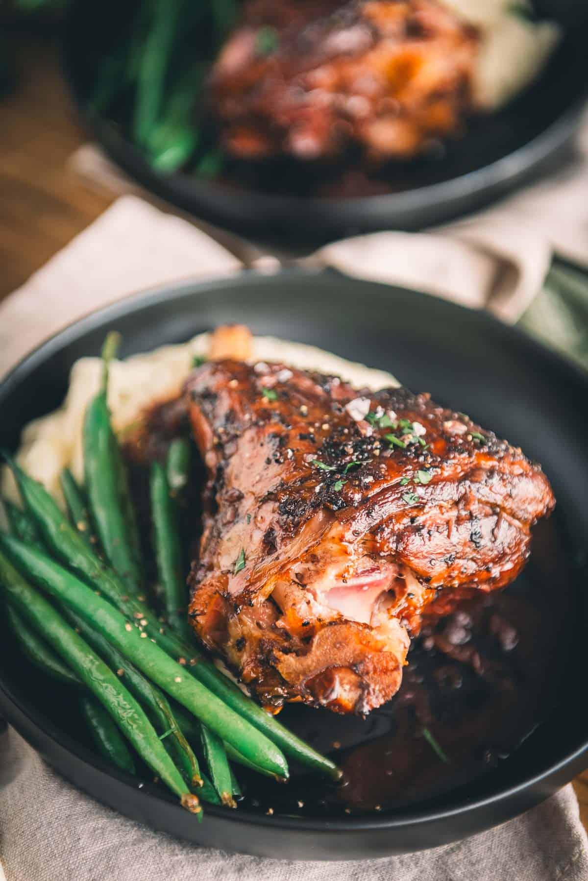 Sous Vide Lamb Shanks