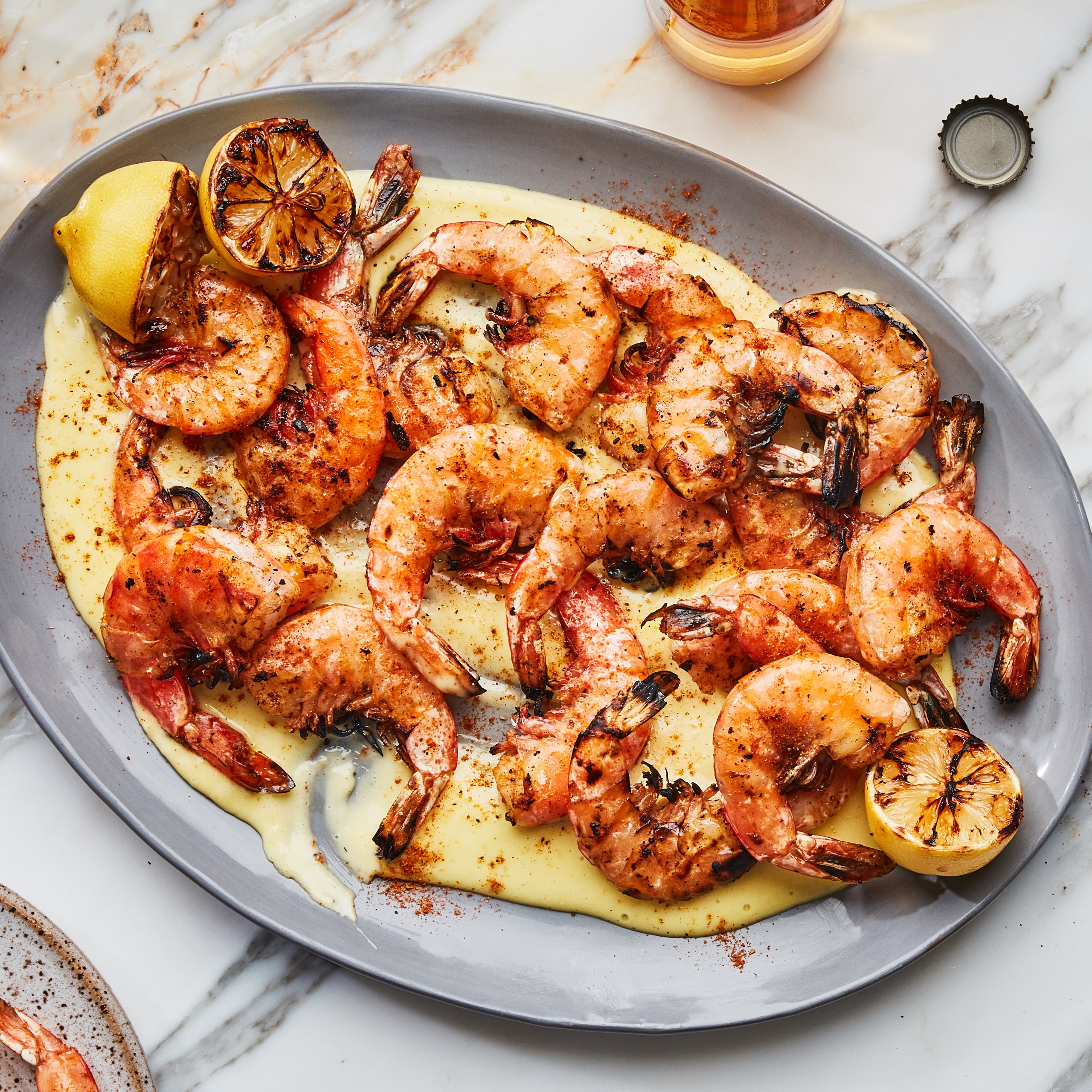 Grilled Shrimp With Old Bay and Aioli