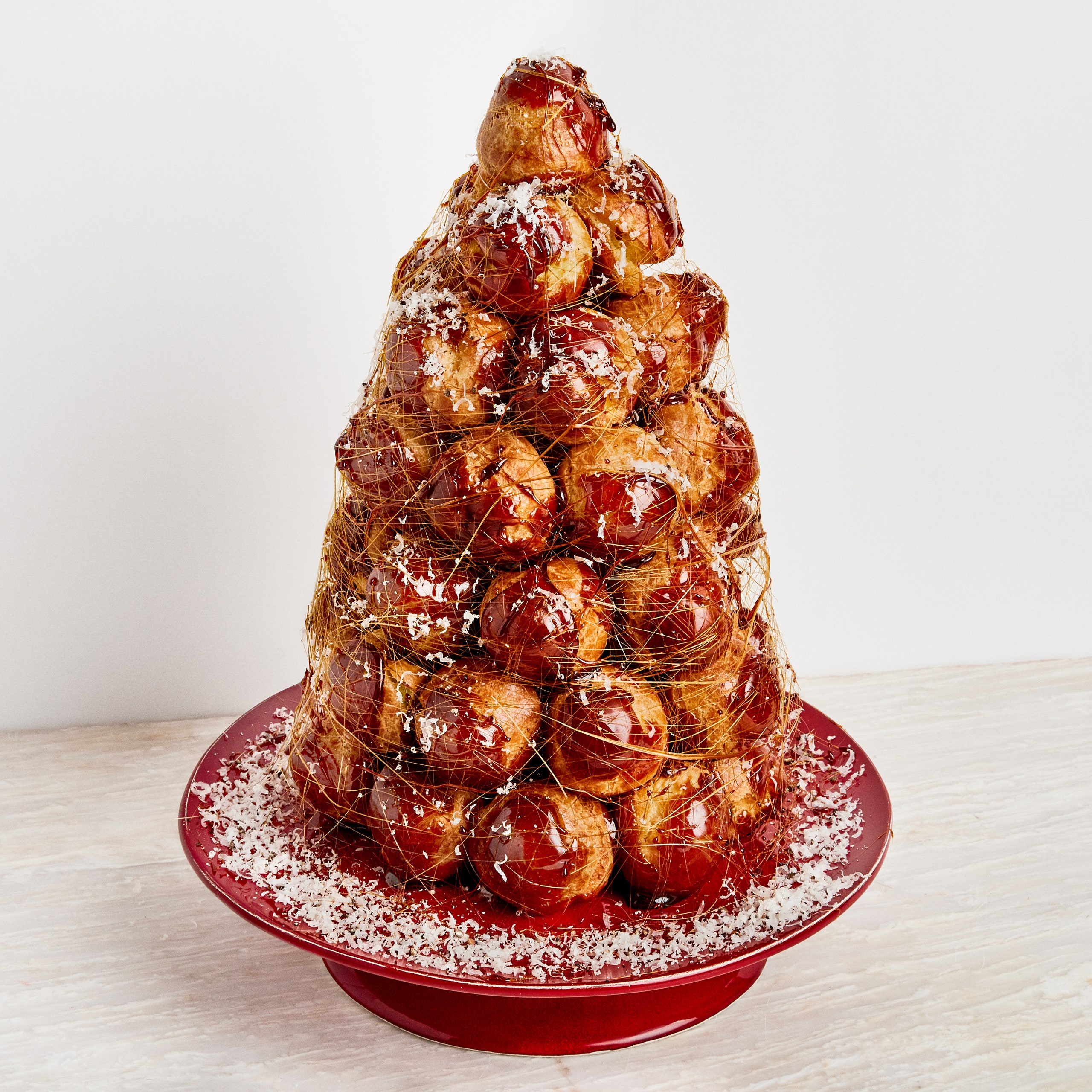 Savory Cheese-Filled Croquembouche
