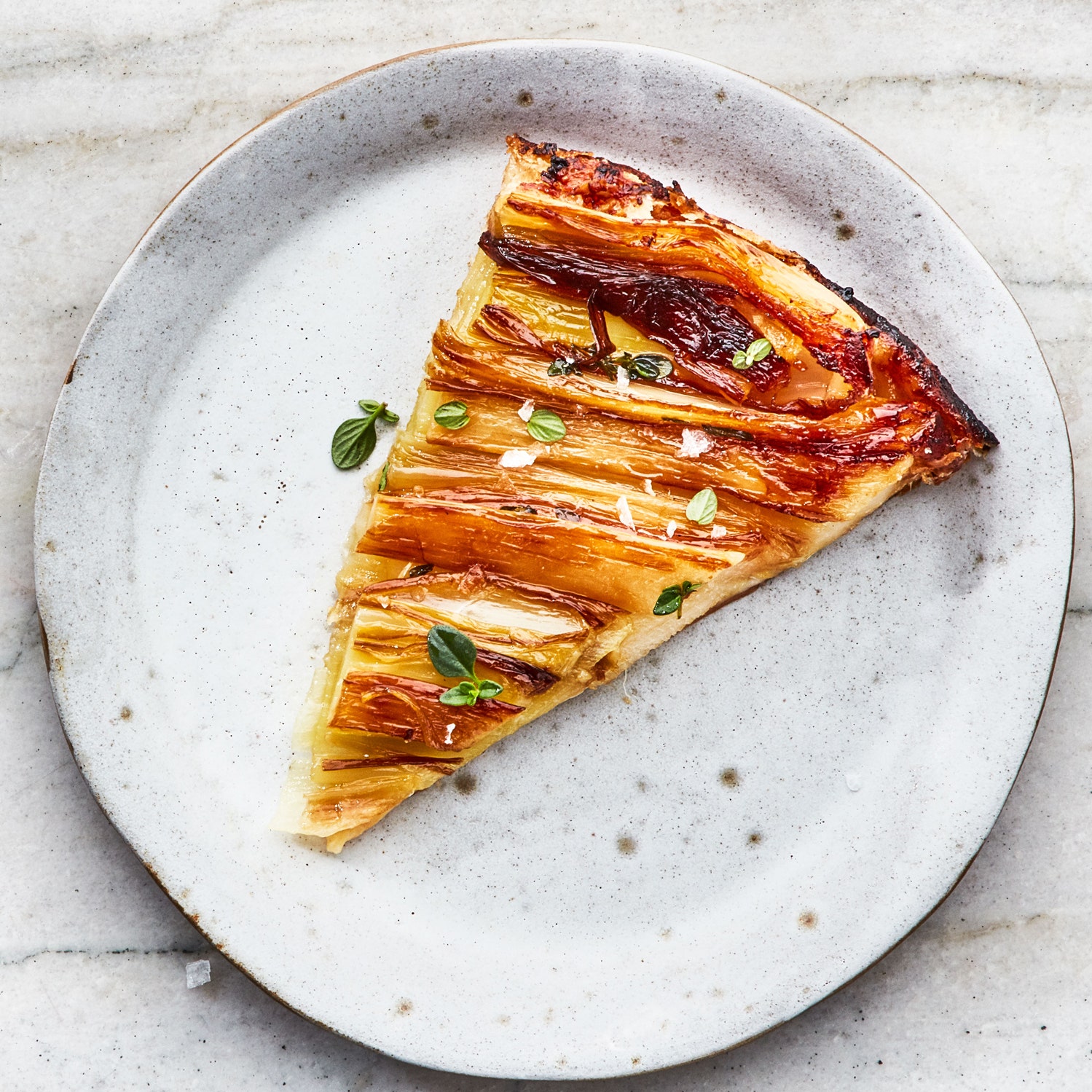 Upside-Down Caramelized Leek Tart