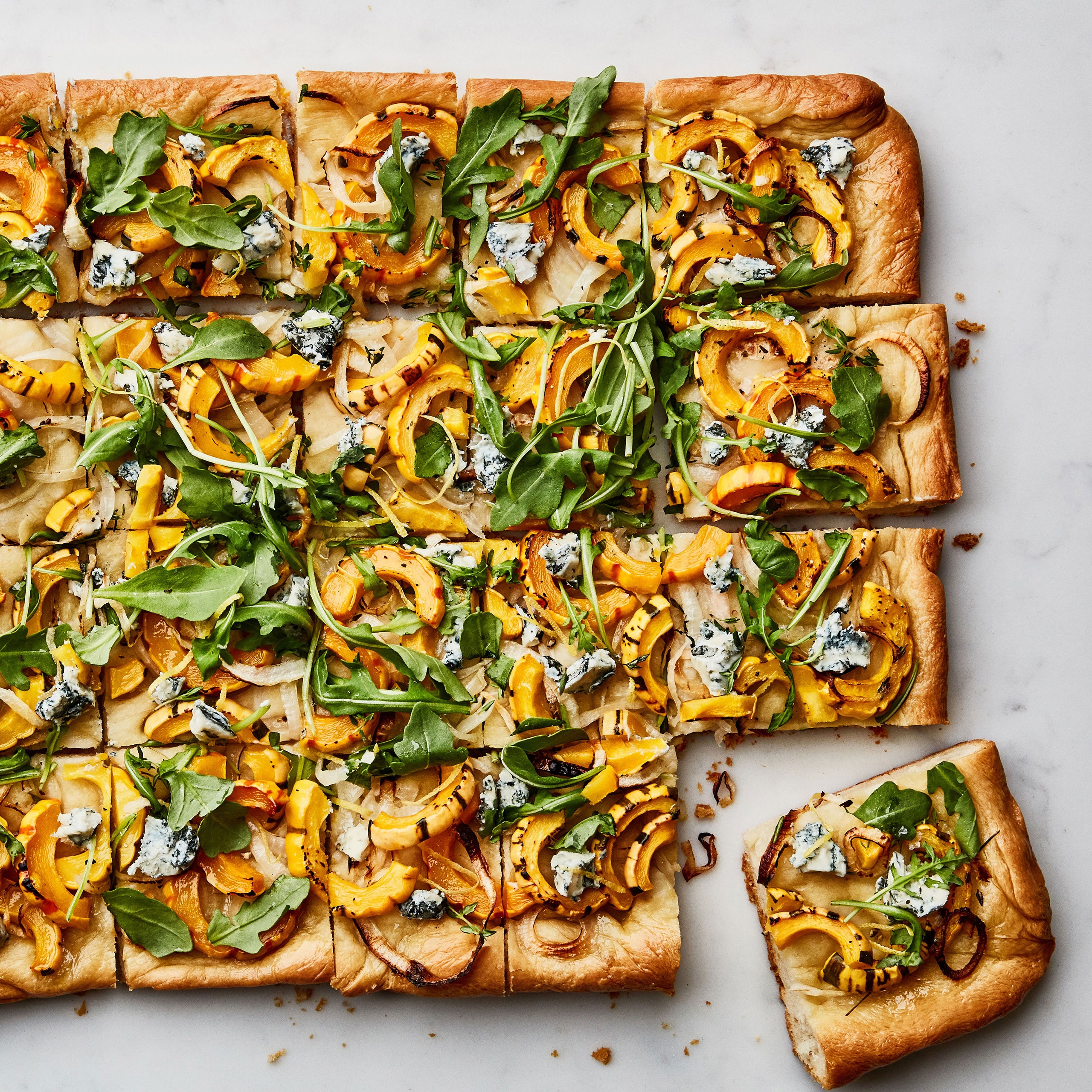Winter Squash and Onion Flatbread