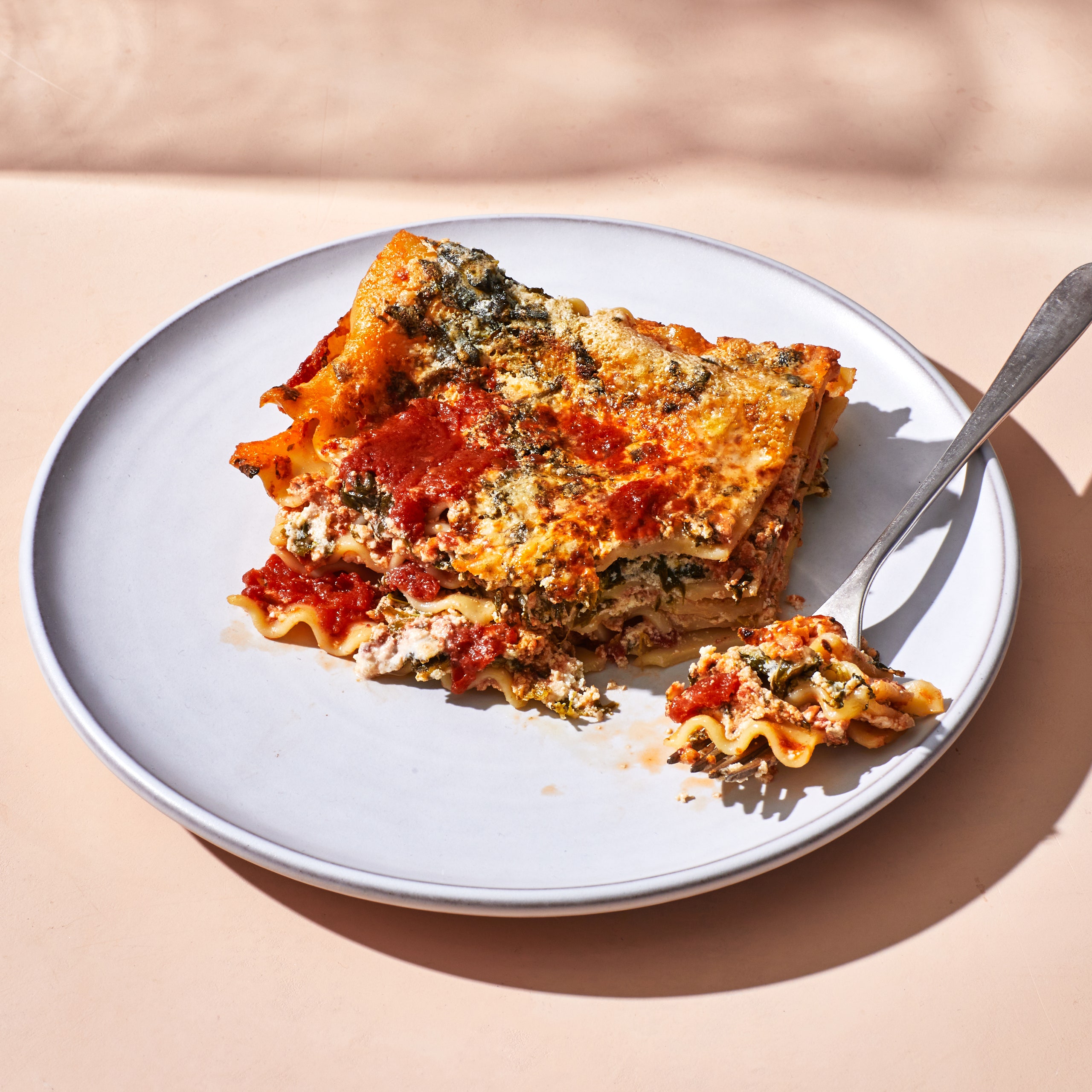 Spinach Lasagna With Ricotta