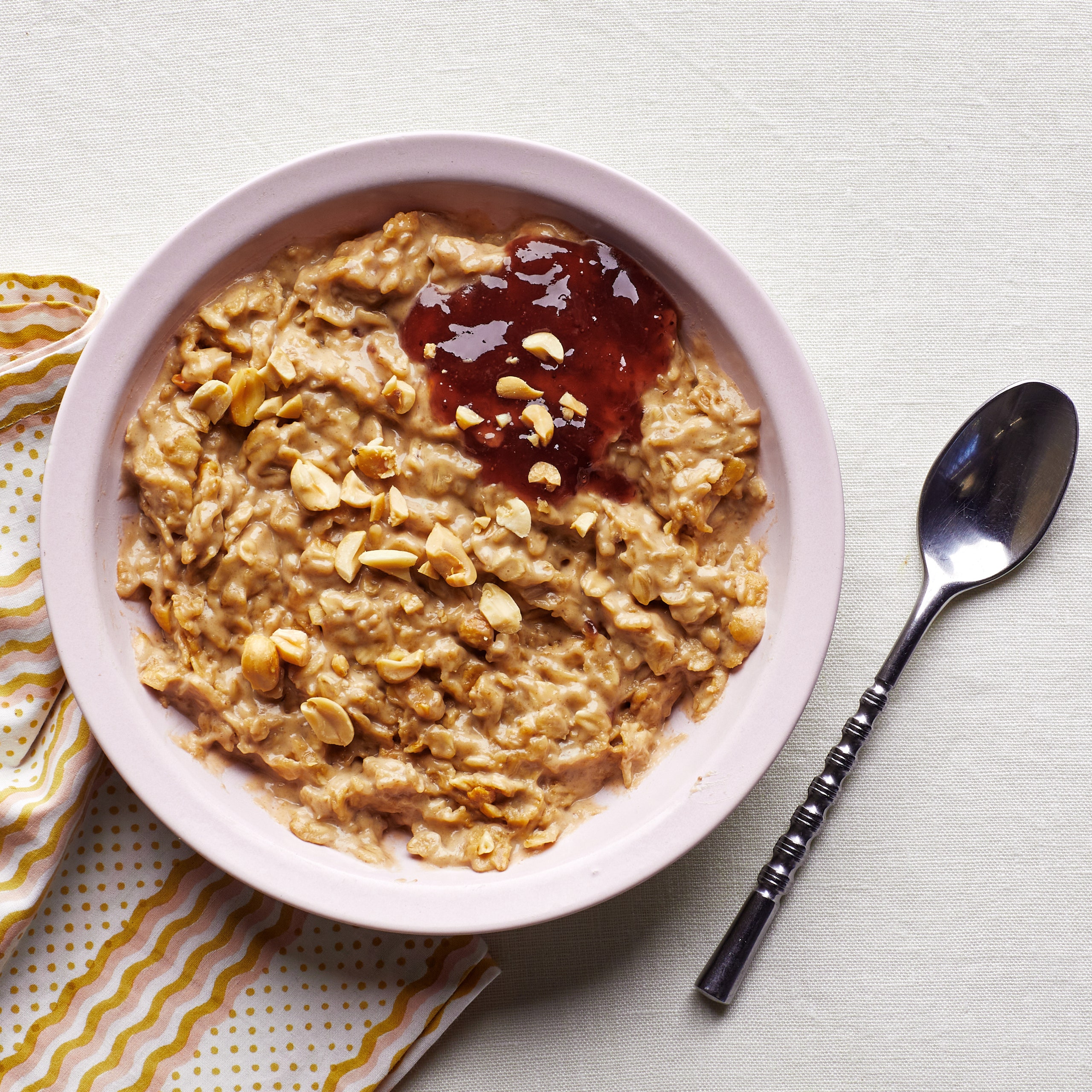Peanut Butter and Jelly Oatmeal