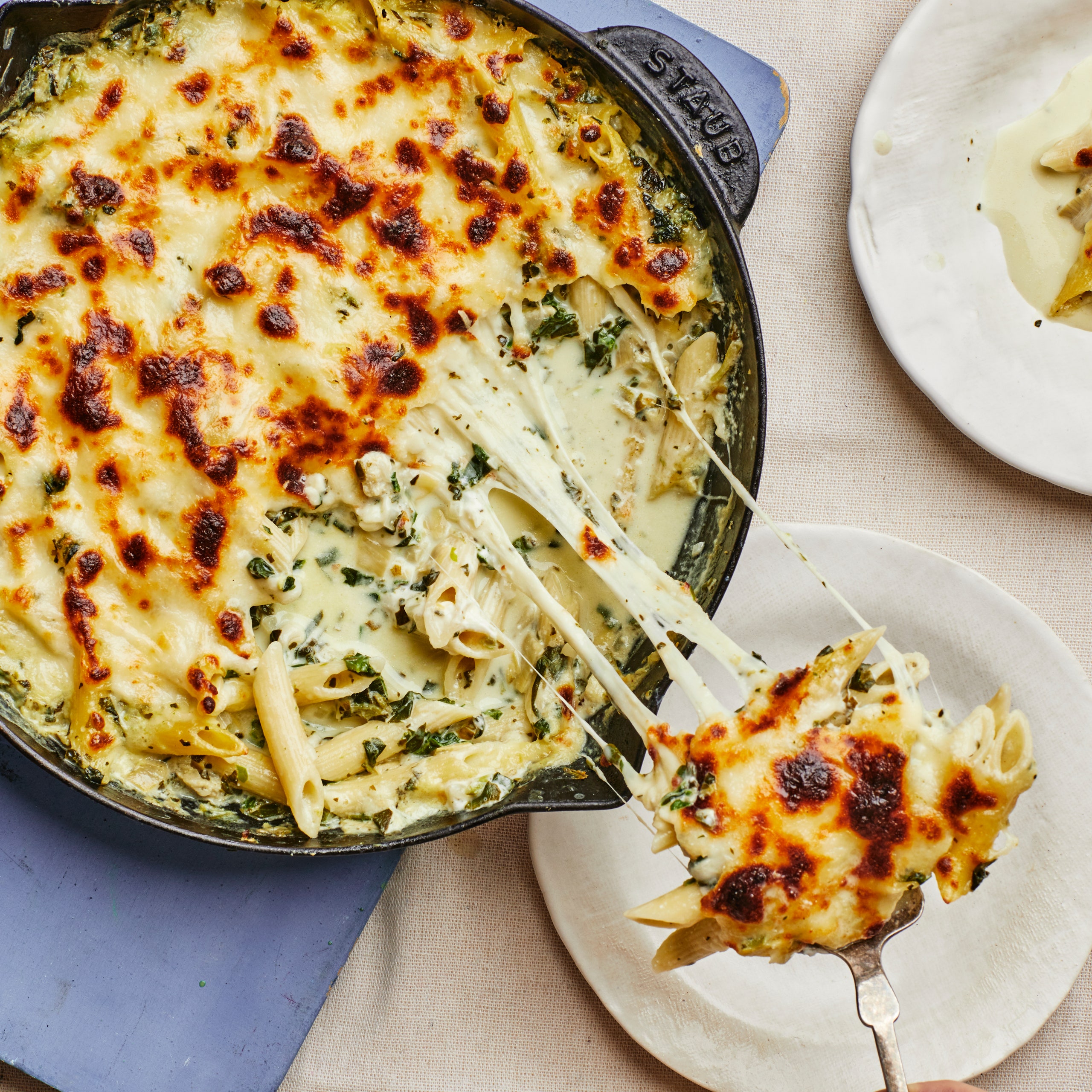 Spinach-Artichoke-Dip Pasta