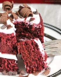 Healthy Single-Serving Red Velvet Microwave Cake
