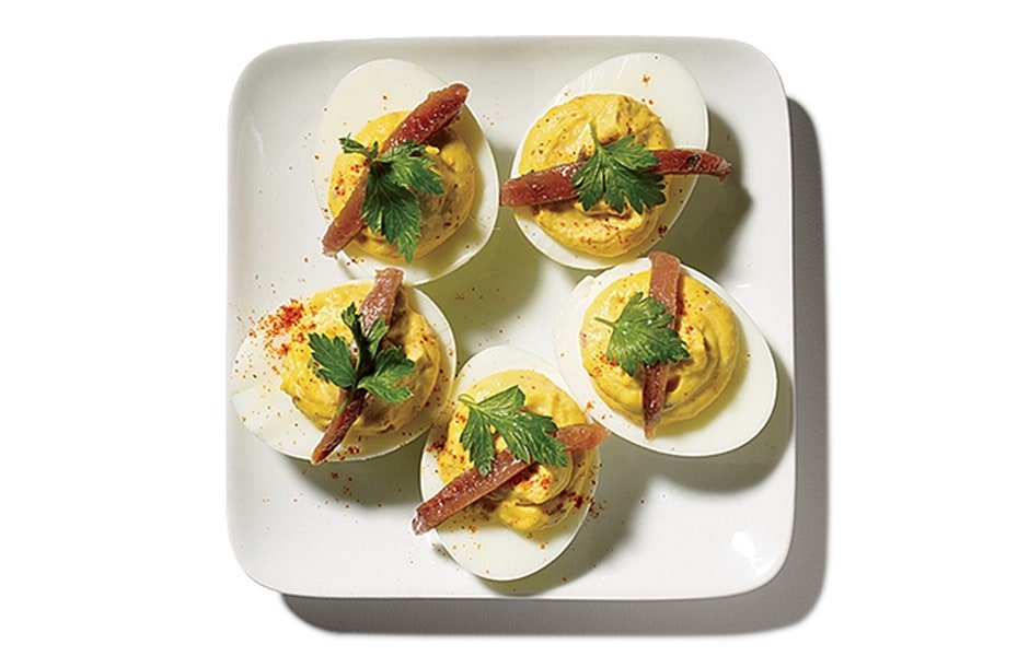 Deviled Eggs with Anchovy