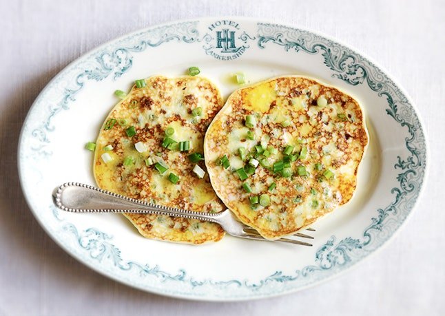 Pea Pancakes